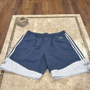 Adidas Men’s Bandrix Athletic Shorts Color Blue/ White Size XL‎